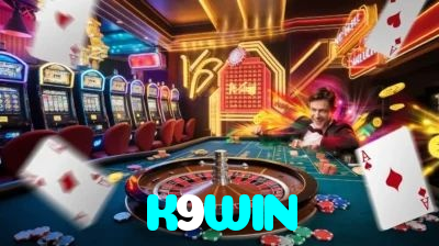 K9WIN casino presented on mobile device in Pakistan with slots and live games